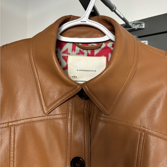 Anthropologie vegan leather jacket - Picture 2 of 9